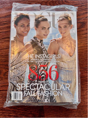A rare sealed Vogue Magazine September 2014 The Insta Girls